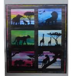 African Silhouette Quilt Fabric and Pattern