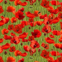 Remembering Poppies- Green D
